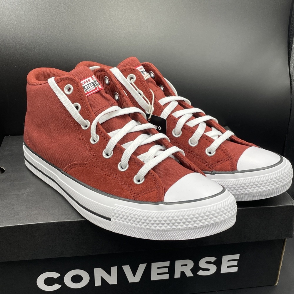 Converse CTAS Malden Street Mid Rottin Apple/White Mens Sz 10 Sneakers A13210F - Picture 2 of 8